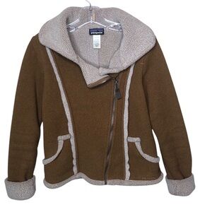 Patagonia Lost Maples Jacket Womens Small Cozy Chic Outdoor Full Zip Teddy
